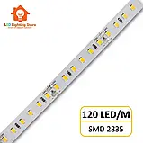 Світлодіодна стрічка 24V smd2835 120led/m 13.5W IP20 3000K BIOM Professional BPS-G3-24-2835-120-WW-20, фото 2
