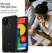 Чохол Spigen для Google Pixel 5 - Hybrid Ultra, Matte Black (ACS01898), фото 5