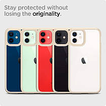 Чехол Spigen для iPhone 12 mini (5.4") - Ultra Hybrid, Sand Beige (ACS02178), фото 4