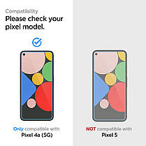 Захисне скло Spigen для Pixel 4a (5G) Glas.tR AlignMaster (2 шт), Black (AGL02044), фото 3