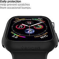 Чехол Spigen для Apple Watch SE / 6 / 4 (40mm) - Thin Fit, Black (01CS24484), фото 4