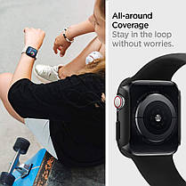 Чехол Spigen для Apple Watch SE / 6 / 4 (40mm) - Thin Fit, Black (01CS24484), фото 6