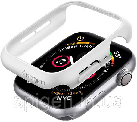 Чохол Spigen для Apple Watch SE/6/5/4 (44 mm) — Thin Fit, White (062CS24475), фото 1