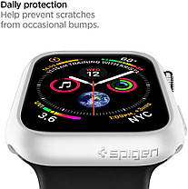 Чохол Spigen для Apple Watch SE/6/5/4 (44 mm) — Thin Fit, White (062CS24475), фото 4