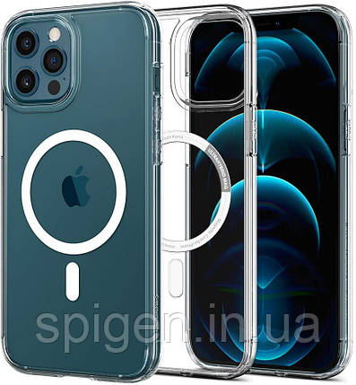 Чохол Spigen для iPhone 12/ iPhone 12 Pro — Ultra Hybrid Mag Safe, White (ACS02625), фото 2