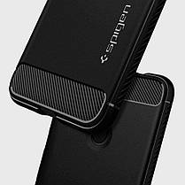Чохол Spigen для Google Pixel 4a (5G) — Rugged Armor, Matte Black (ACS01885), фото 6