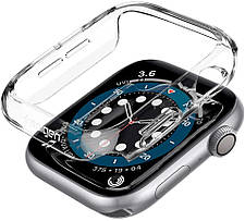 Чехол Spigen для Apple Watch SE / 6 / 4 (40m) Thin Fit, Crystal Clear (ACS02815), фото 4