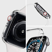 Чехол Spigen для Apple Watch SE / 6 / 4 (40m) Thin Fit, Crystal Clear (ACS02815), фото 5