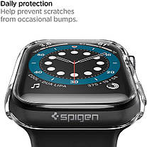 Чехол Spigen для Apple Watch SE / 6 / 4 (40m) Thin Fit, Crystal Clear (ACS02815), фото 6