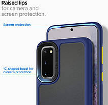 Чохол Spigen для Samsung Galaxy S20 — Ciel, Color Brick, Navy (ACS00802), фото 3