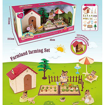 Ігровий набір Сільваніан Феміліс «Грядки» (аксесуари, картонні герої, у коробці) Sylvanian Families 12318