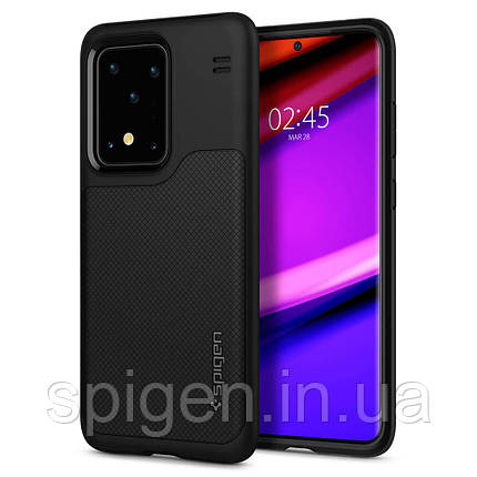 Чохол Spigen для Samsung Galaxy S20 Ultra — Hybrid NX, Matte Black (ACS00848), фото 1