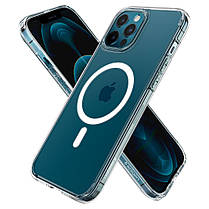 Чохол Spigen для iPhone 12 Pro Max - Hybrid Ultra MagSafe, White (ACS02622), фото 6