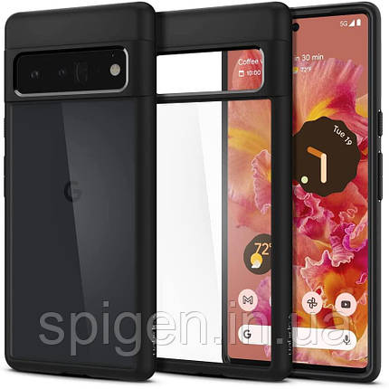 Чохол Spigen для Google Pixel 6 Pro — Ultra Hybrid, Matte Black (ACS03458), фото 1