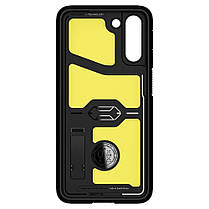Чехол Spigen для Samsung Galaxy S21 - Tough Armor, Black (ACS02425), фото 4
