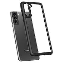 Чохол Spigen для Samsung Galaxy S21 - Ultra Hybrid, Black (ACS02424), фото 3