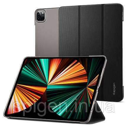 Чехол Spigen для iPad Pro 12.9"(2021) - Liquid Air Folio, Black (ACS02884), фото 1