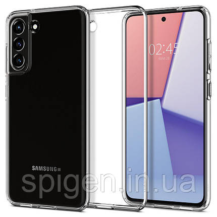 Чохол Spigen для Samsung Galaxy S21 FE — Liquid Crystal, Crystal Clear (ACS03055), фото 1