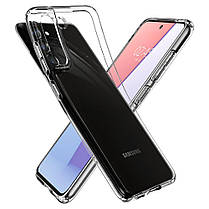 Чохол Spigen для Samsung Galaxy S21 FE — Liquid Crystal, Crystal Clear (ACS03055), фото 5