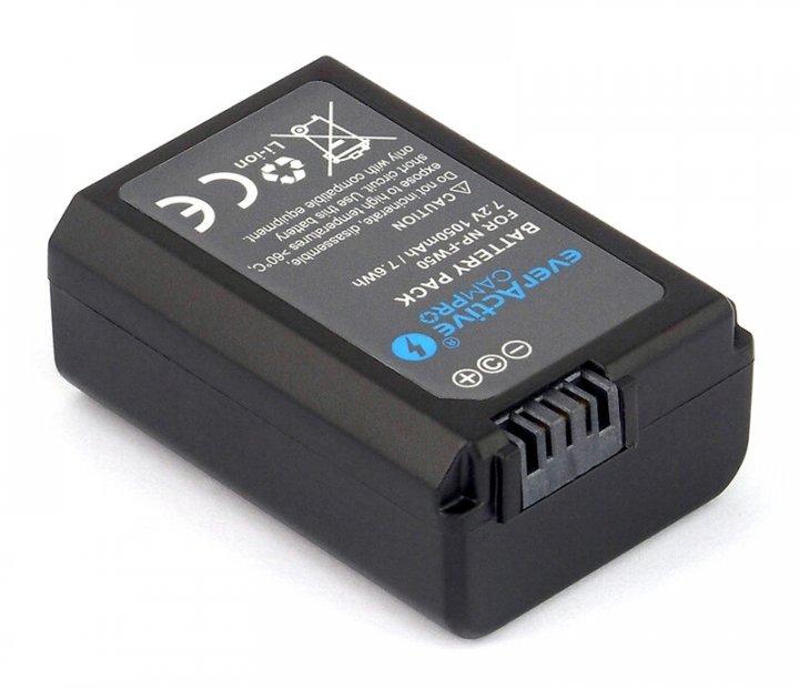 Акумулятор everActive CamPRO (EVB001), LiPo 1050 mAh, Sony NP-FW50, фото 1