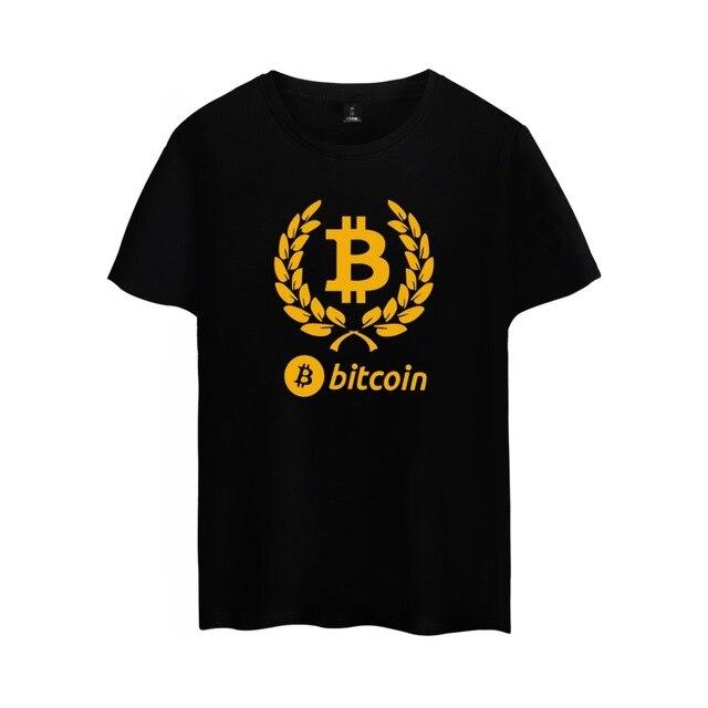 Красивая футболка Bitcoin