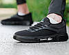 Чоловічі кросівки lacoste black літні кеди Лакоста чорні взуття на літо легкі дихаючі, фото 5
