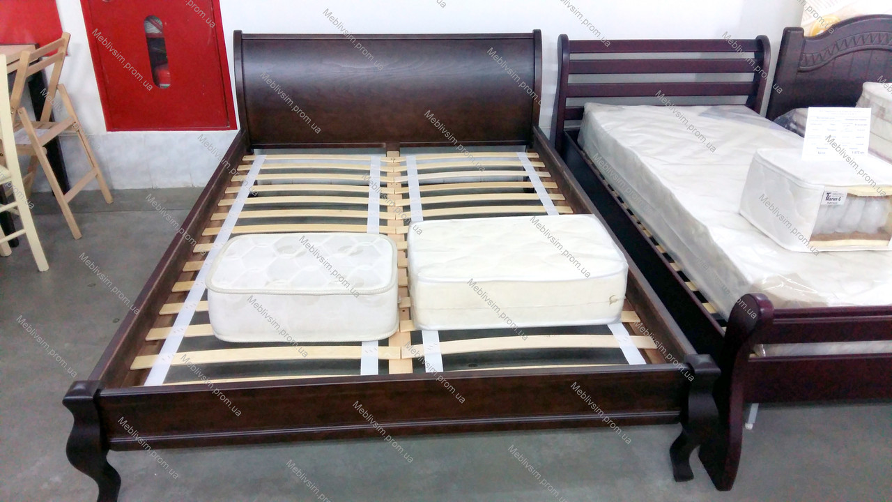 Ліжко дерев'яне Парус, колір та розмір на вибір 140х200