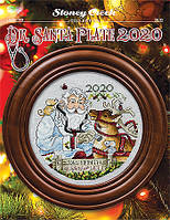 Dr. Santa Plate 2020 Схема для вышивки крестом Stoney Creek LFT508