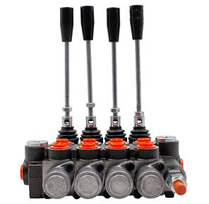 Гідророзподільник Р80 чотирьохсекційний 80 л/хв, Болгарія Badestnost, фото 2