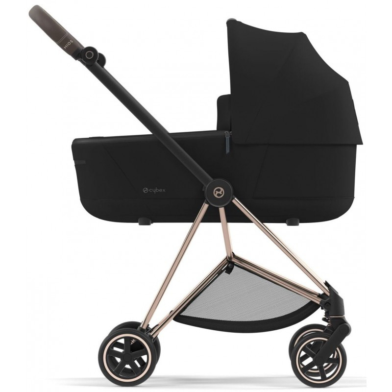 Коляска Cybex Mios 4.0 шасі Rosegold + люлька Sepia Black, фото 1
