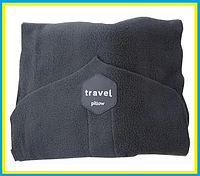 Подушка-шарф для шиї Travel Pillow для подорожей, зручна дорожня подушка для сну в машину, подорож,смоктувач