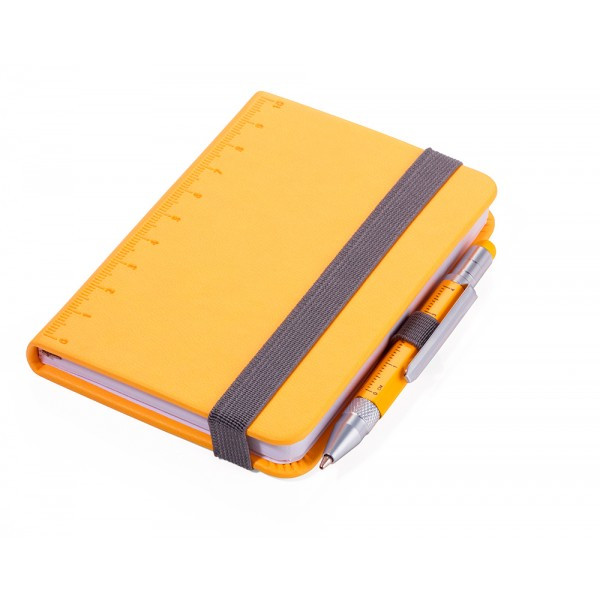 Блокнот Troika Din A7 Lilipad + ручка Liliput, жовтий 4008910