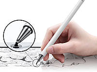 Стилус универсальный,высокоточны карандаш, ручка для рисования для планшетов и смартфонов. Pencil белого цвет