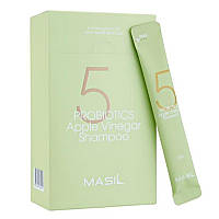 Шампунь для волос MASIL 5 Probiotics Apple Vinegar Shampoo безсульфатный пробиротики и яблочный уксус 8 мл