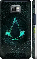 Чехол накладка бампер на Samsung Galaxy S2 i9100 Ассассин Крид Assassin Creed Logo Самсунг Галакси с2 и9100