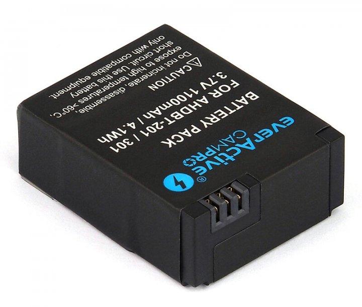 Акумулятор everActive CamPRO (EVB023), GoPro Hero 3/3+ (AHDBT-301) LiPo 1100mAh