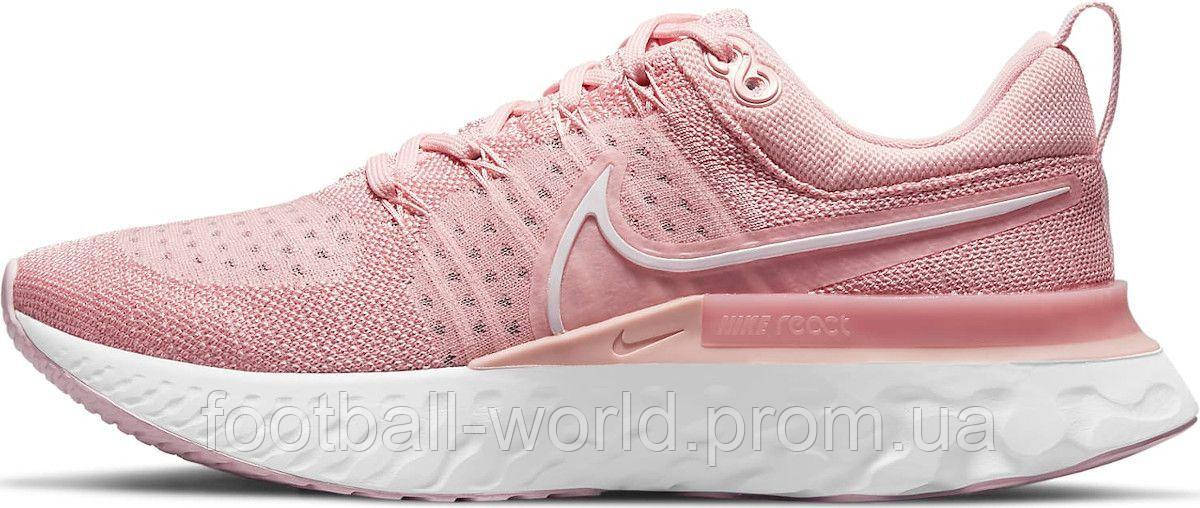 Кросівки бігові жіночі W Nike REACT INFINITY RUN FK 2 рожеві CT2423-600