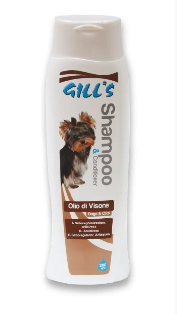 Фото - Косметика для собаки Croci Шампунь-кондиционер GILL’S С норковым маслом, для блестящей шерсти, 200мл 