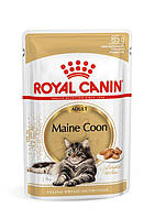 Royal Canin MAINE COON ADULT (Роял Канин) для кошек породы Мейн-кун кусочки паштета в соусе - 85г