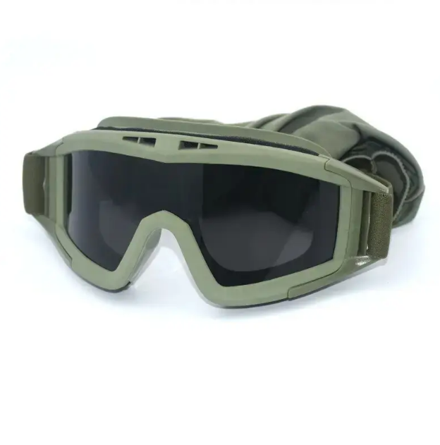 Тактичні антитуманні окуляри для страйкболу Airsoft HD