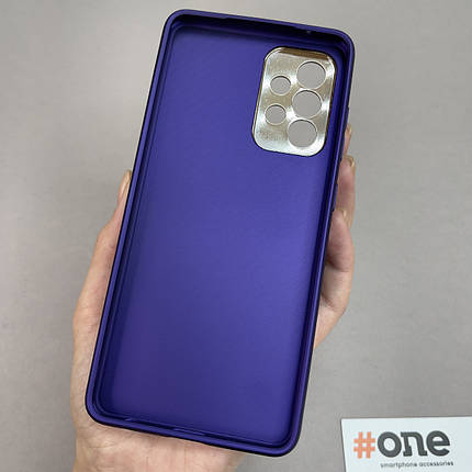 Чохол для Samsung Galaxy A52s шкіряний щільний матовий чохол на телефон самсунг а52с фіолетовий L8F, фото 2