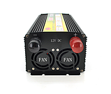 Інвертор напруги Wm-5000(3000Вт), 12/220 с апроксимированою синусоїдюй, 1 універсальна розетка+USB, клеми, фото 2