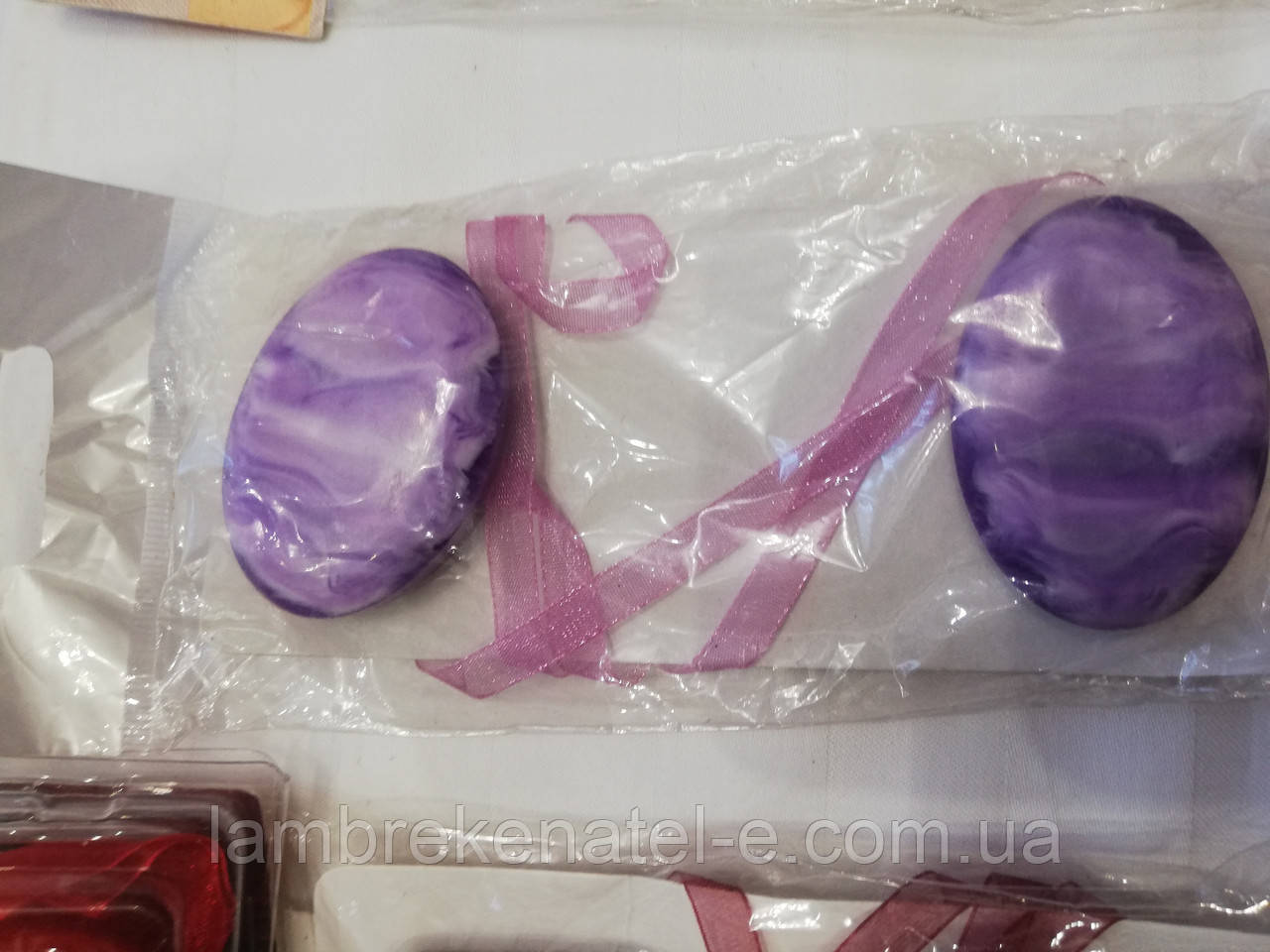 Підхоплення бузкового кольору для тюлю та штор, фото 1