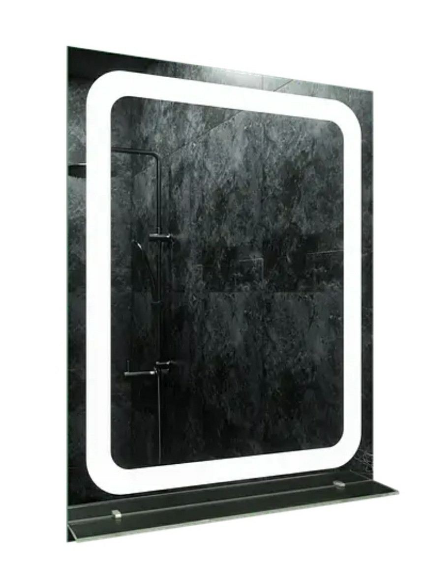 Дзеркало 53*68 см з Led підсвічуванням та поличкою