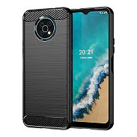 Чохол Lenuo Carbon Fiber для Nokia G50 Black