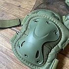 🔥 Наколінники та налокітники тактичні, захисні "Eagle KN-04" (Оліва), фото 5