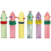 Презервативы с усиками и шипами необычные дополнительная стимуляция контрацептивы на подарок one size поштучно