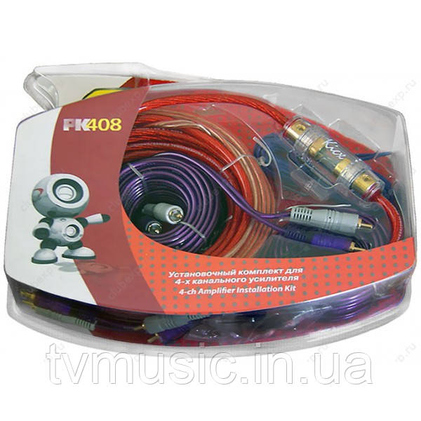 Набір для підсилювача Kicx PK-408, фото 1