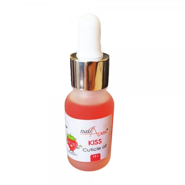 Олія для кутикули NailApex з піпеткою KISS, 12г, фото 1