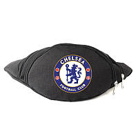 Сумка Бананка на пояс Футбольный клуб Челси (Chelsea-04) Cappuccino Toys черная